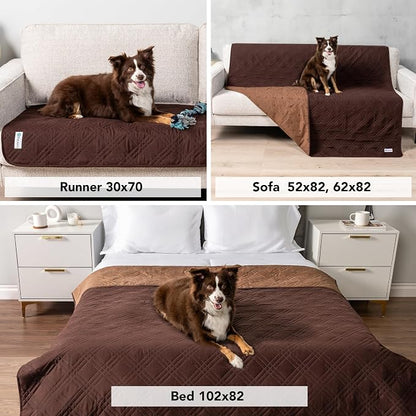 PetAmi Waterproof Couch Cover for Dogs, Waterproof Pet Blanket, Reversible - Image 4