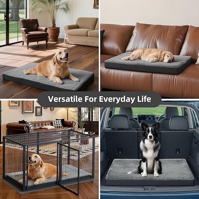 Dog Bed Large Sized Dogs, Orthopedic Flannel Pet Beds - Image 7