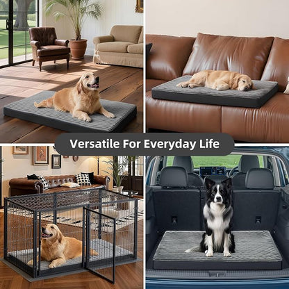 Dog Bed Large Sized Dogs, Orthopedic Flannel Pet Bed - Image 6