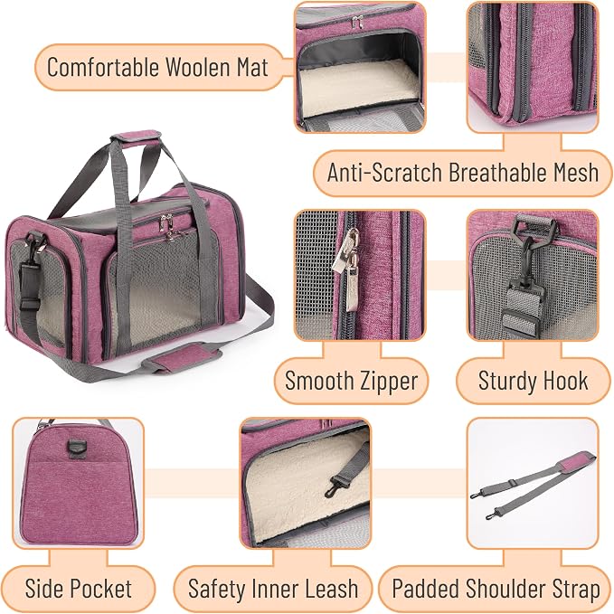 Mr. Pen- Pet Carrier, Soft-Sided Cat & Dog Carrier, Bag - Image 3