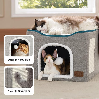 Bedsure Cat Beds for Indoor Cats - Image 4