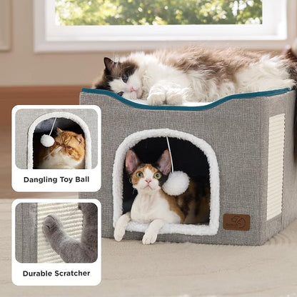 Bedsure Cat Beds for Indoor Cats - Image 4