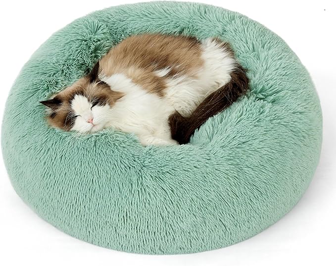 Bedsure Calming Cat Beds for Indoor Cats by BEDSURE