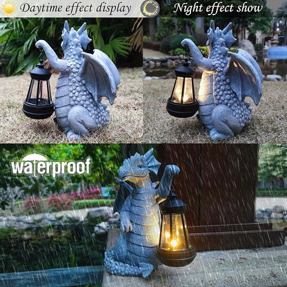 Dragon Solar Outdoor Garden Statue - Image 6