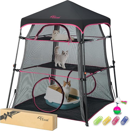 Pop Up Catio Cat Enclosure for Indoor and Outdoor - Image 9