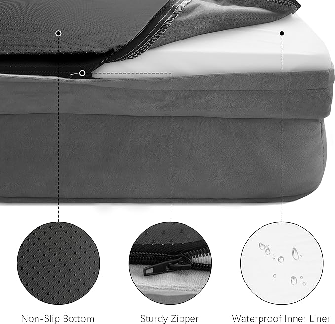 Orthopedic Dog Bed with Sides - Image 3
