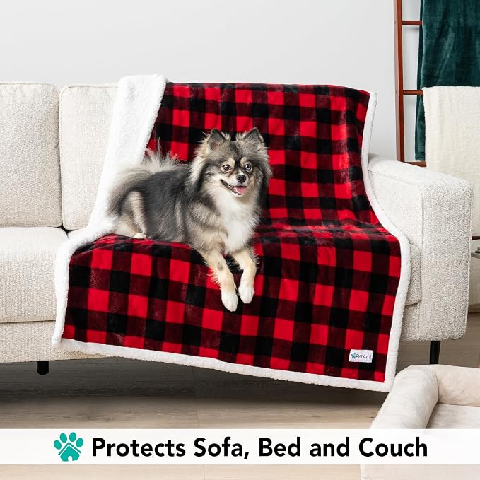 PetAmi Dog Blanket for Medium Large Dogs, Pet Bed Blanket Cat Puppy Kitten - Image 3
