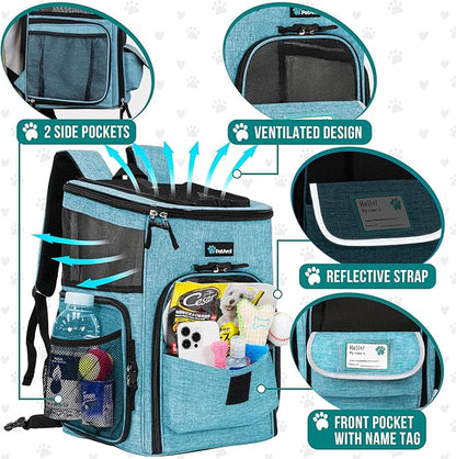 PetAmi Dog Backpack Carrier, Airline Approved Cat Backpacks - Image 2