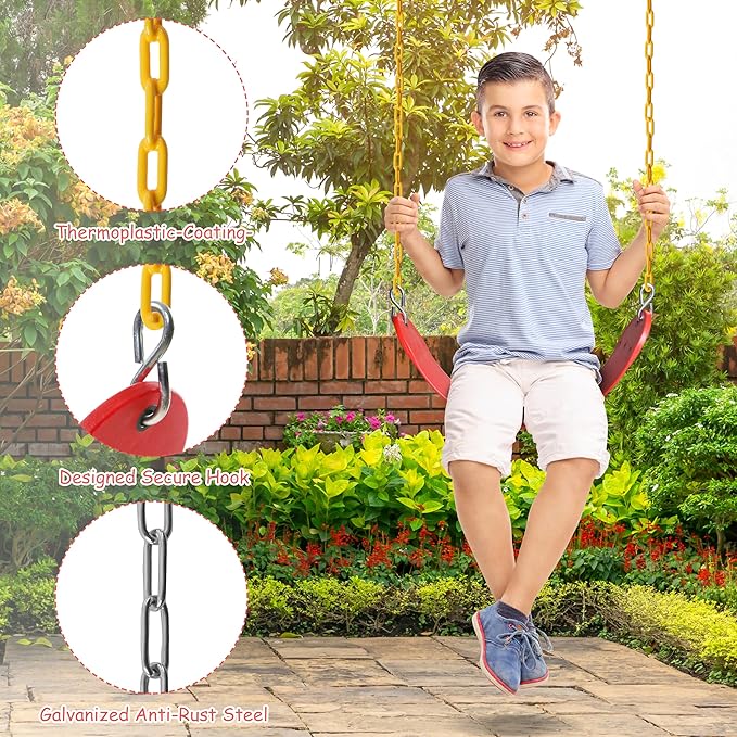Sunnyglade 2PCS Swings Seats Heavy Duty - Image 3