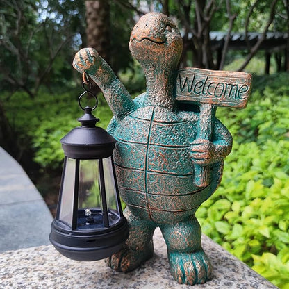 Turtle Garden Statue Outdoor Décor - Image 3