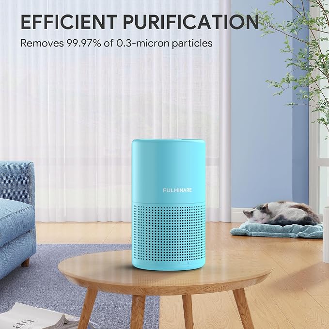 FULMINARE Air Purifiers for Home Bedroom H13 HEPA Air Purifier, 3 Speeds - Image 9