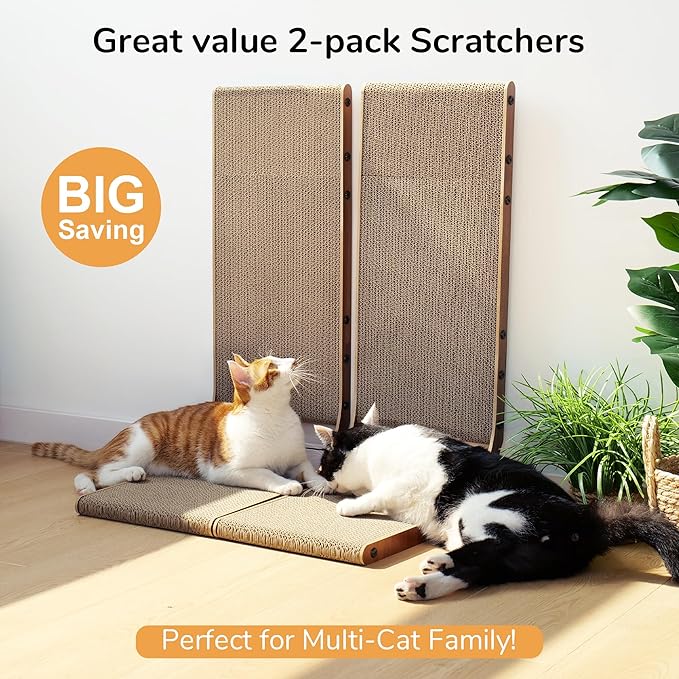 FUKUMARU Cat Scratcher, 26.8 Inch Cat Scratch Pad - Image 2