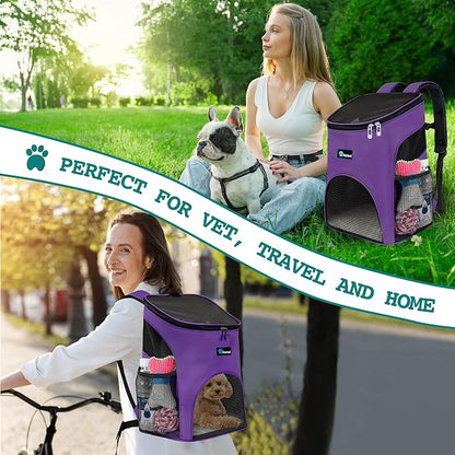 PetAmi Small Dogs and Cat Backpack Carrier, Airline Approved Pet Backpack - Image 6