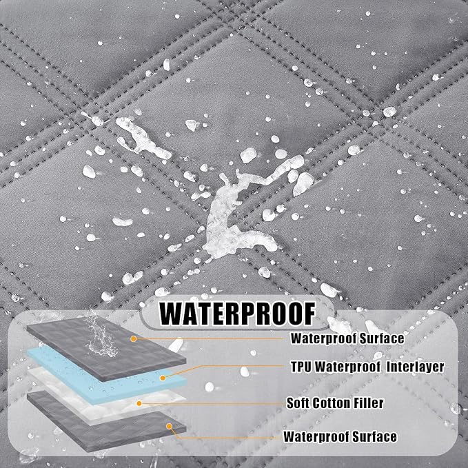 Smiry Waterproof Dog Bed Cover Blanket 40x50, Soft Reversible Pet Blanket - Image 2