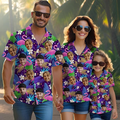 Custom Hawaiian Shirt with Face Photo Picture - Image 8