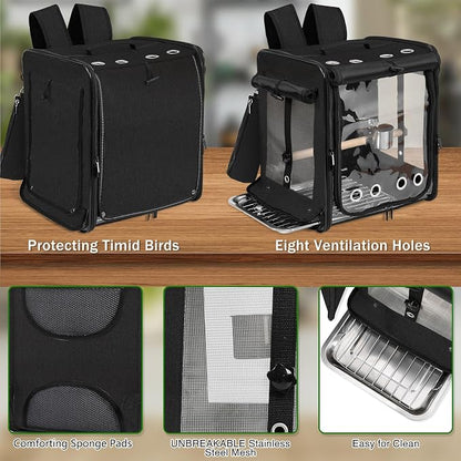 Suertree Bird Carrier with Seat Belt - Image 3