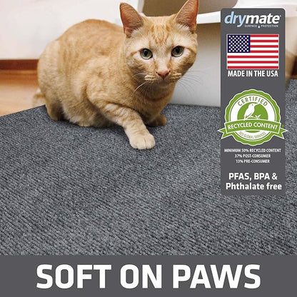 Drymate Cat Litter Box Mat, Litter Trapping Mat, Waterproof, Urine-Proof - Image 3