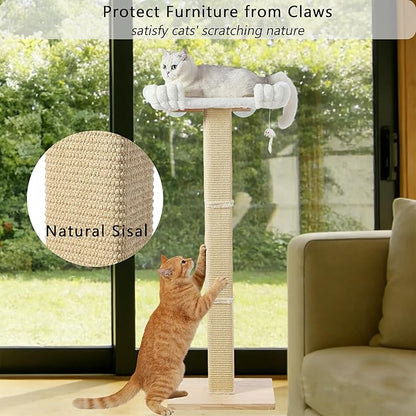 Cat Scratching Post with Large Window Perch - Image 5