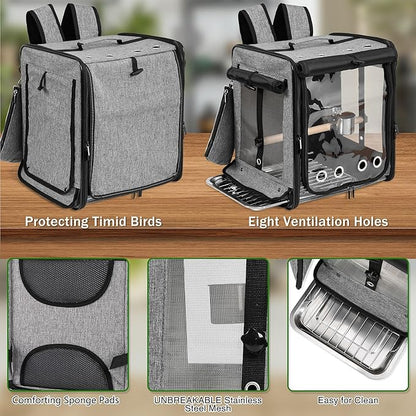 Suertree Bird Carrier with Seat Belt - Image 4