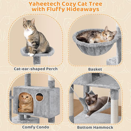 Yaheetech 73in Cat Tree Tower for Indoor Cats - Image 4