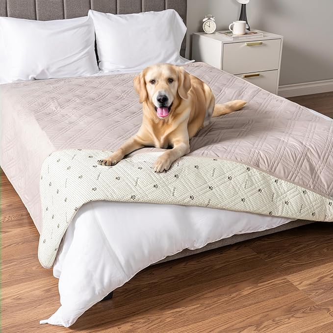 PetAmi Waterproof Dog Bed Cover, Reversible Furniture Protector by PetAmi