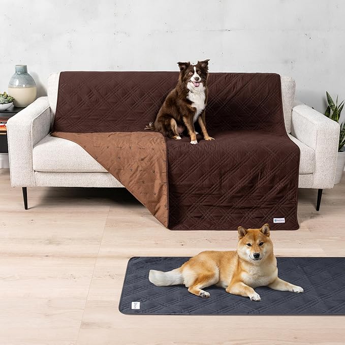PetAmi Waterproof Couch Cover for Dogs, Waterproof Pet Blanket, Reversible - Image 2