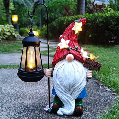 Solar Garden Gnomes Statue - Image 2