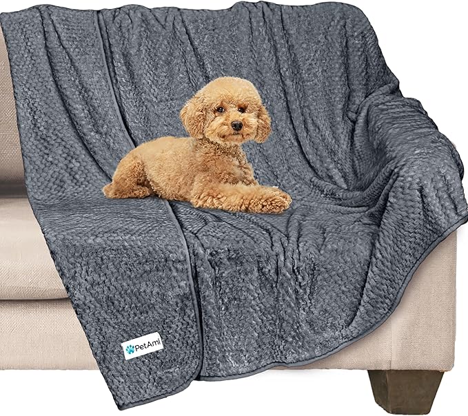PetAmi Waterproof Dog Blanket, Leakproof Puppy Blanket by PetAmi