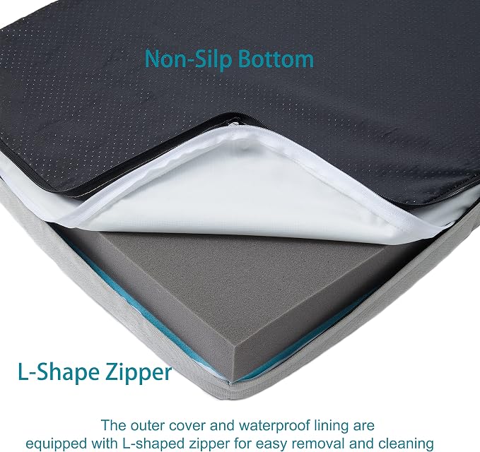 Orthopedic Memory Foam Dog Bed, Cooling Dog Beds - Image 7