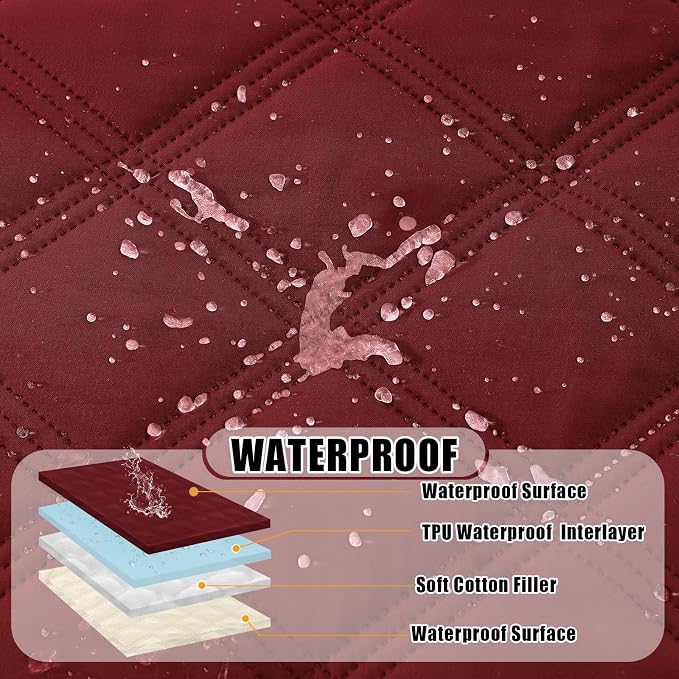 Smiry Waterproof Dog Bed Cover Blanket 68x82, Soft Reversible Pet Blanket - Image 2