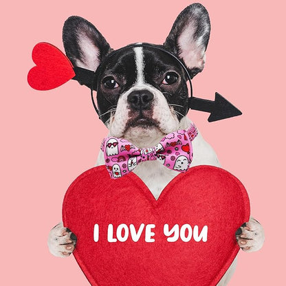 Valentine’s Day Dog Collar Adjustable Puppy Collar - Image 5