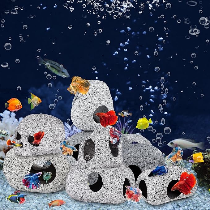 Aquarium Decorations Cave Fish Tank Accessories Rock Decor - Image 8