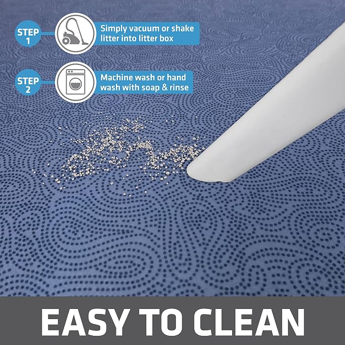 Drymate Cat Litter Box Mat, Litter Trapping Mat, Waterproof, Urine-Proof - Image 5