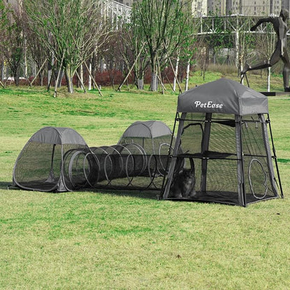 Catio Outdoor Cat Enclosure, 3-in-1 Extra Large Portable Cat Playpen - Image 6