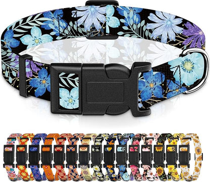 Dog Collar for Boys & Girls, Puppy Collar for Small to Large Dogs, Adjustable by Seyezo