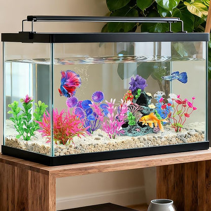 MyLifeUNIT Fish Tank Plants, 7 Pieces Colorful Aquarium Plants and Coral Reef - Image 5