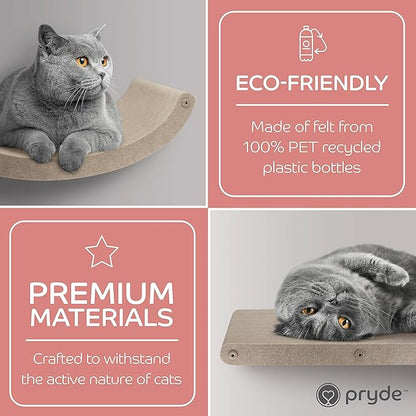 Wall Mounted Cat Steps Short Shelves by Pryde Pets - Image 6