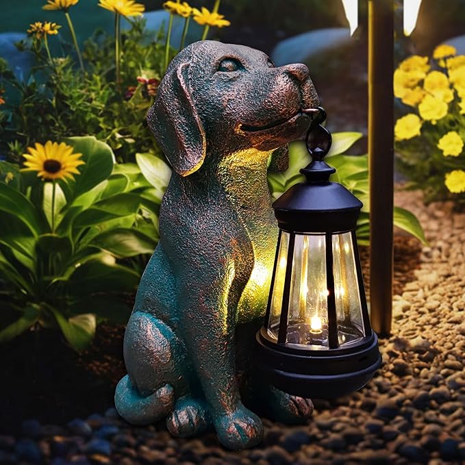 Dog Garden Statue Outdoor Décor - Image 2