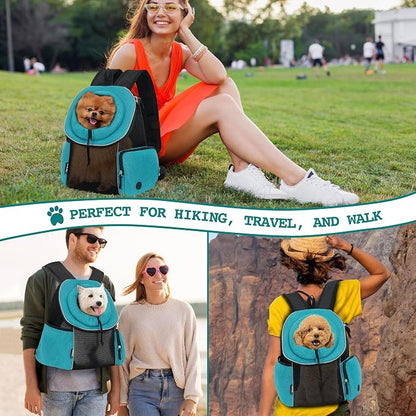 PetAmi Front Carrier Backpack, Ventilated Adjustable Pet Chest Carrier - Image 6