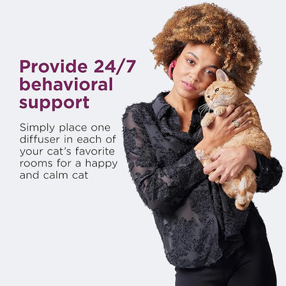 COMFORT ZONE Multi Cat Calming Diffuser Refill, 2 Pack – Cat Calming Pheromone - Image 5