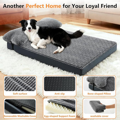 KISYYO Orthopedic XL Dog Beds for Extra Large Dogs - Image 7
