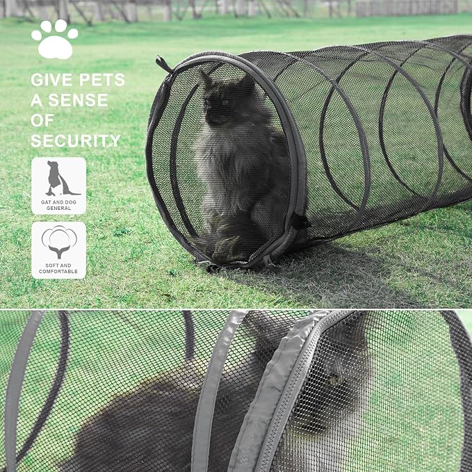 Catio Outdoor Cat Enclosure, 3-in-1 Extra Large Portable Cat Playpen - Image 4