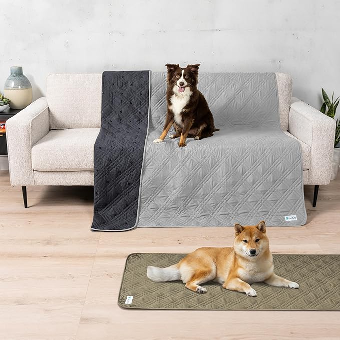 PetAmi Waterproof Bed Cover for Dogs, Pet Blanket Couch Cover, Reversible - Image 3
