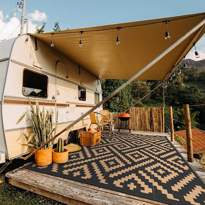 GENIMO Outdoor Rug Waterproof, Lightweight Large RV Camping Mat - Image 4