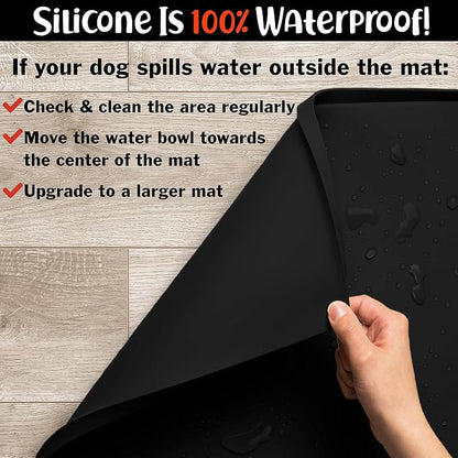 DogBuddy Dog Food Mat Waterproof Silicone Pet Feeding Mat - Image 8