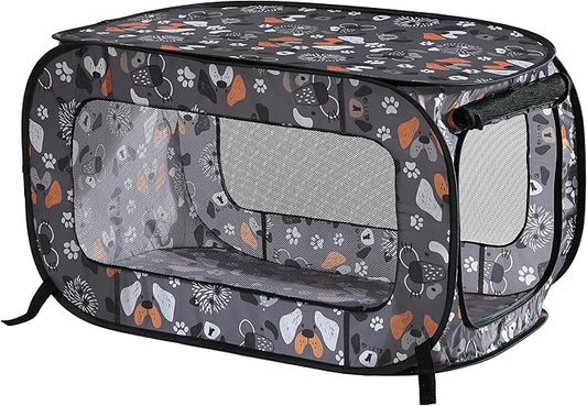 Beatrice Home Fashions Portable, Collapsible, Pop Up Kennel Travel Cat and Dog by BeatriceHomeFashions