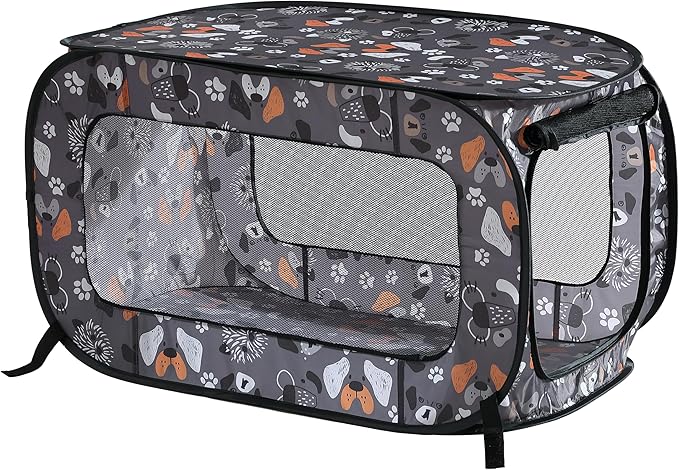 Beatrice Home Fashions Portable, Collapsible, Pop Up Kennel Travel Cat and Dog by BeatriceHomeFashions