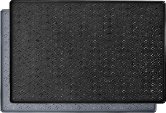 Silicone Dog Dish Mat for Food and Water by XGUNION