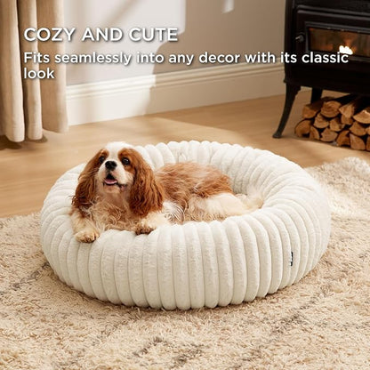 Bedsure ComfyFleece™ Donut Medium Dog Bed - Image 4