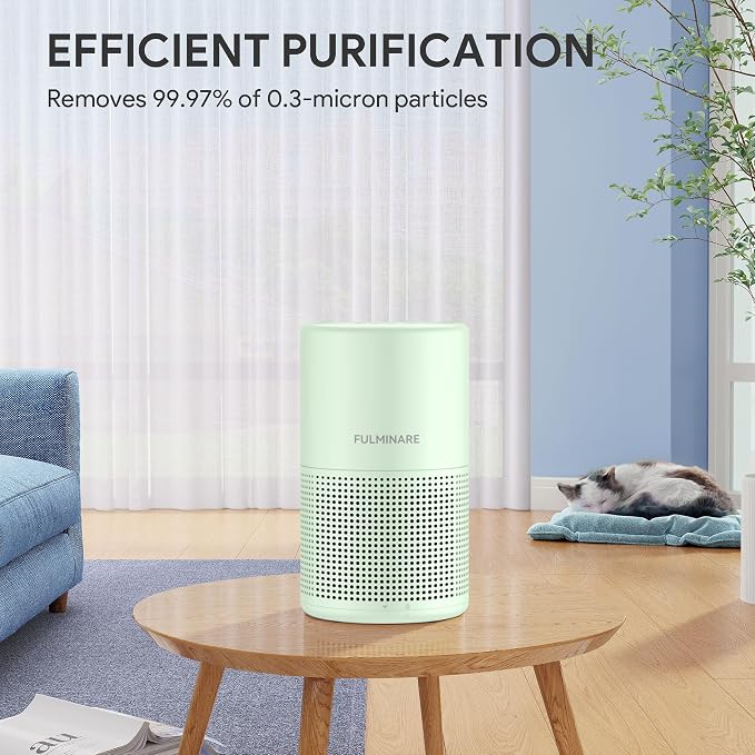 FULMINARE Air Purifiers for Home Bedroom H13 HEPA Air Purifier, 3 Speeds - Image 9